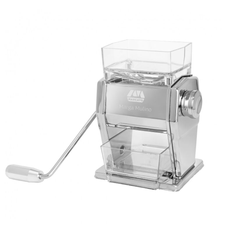 MARCATO Ιταλίας MARGA MULINO Μηχανή Αλέσεως Δημητριακών και Παραγωγής Αλευριού 16x14x22cm Επιχρωμιωμένο Ατσάλι Βάρος 3.62kg