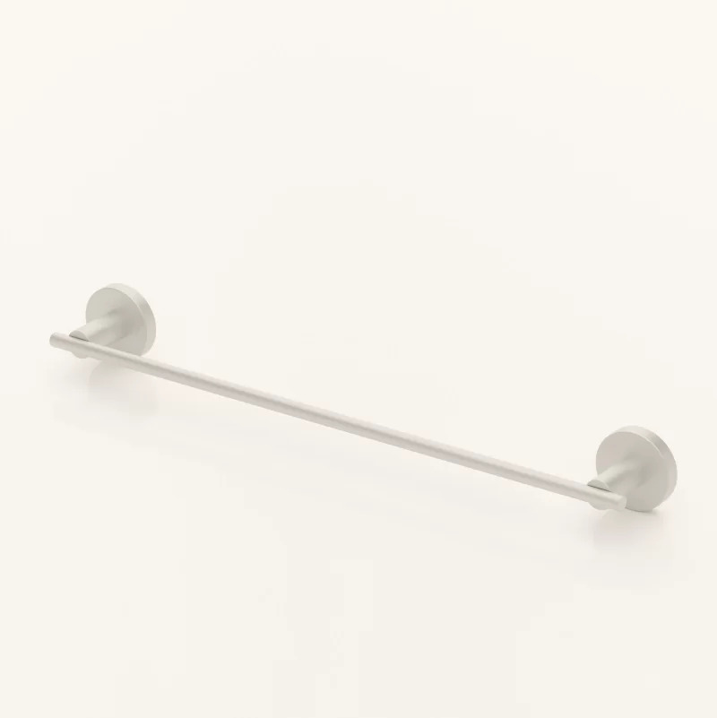 TEKNO-TEL Κρεμάστρα - Ράγα Πετσέτας Μπάνιου 47x6x5cm Αλουμινίου Επιτοίχια με Βίδες Satin