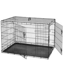 VESTA Συρμάτινο Κλουβί Περιορισμού και Περίφραξης Crate Medium 76x46x55cm 7kg Μεταλλικό - Πλαστικό Μαύρο