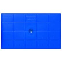 BAMA Ιταλίας Σκαλοσκαμπό Πλαστικό 47x68x78cm 2+1 Σκαλιά Ανθρακί-Μπλε