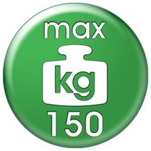 Πλαστικό Σκαμπό 35x35x45.5cm με Περιστρεφόμενη Θέση Λευκό BAMA Ιταλίας