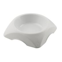 Ταΐστρα Σκύλου-Γάτας 25x25x6.1cm Λευκό 1.2lt BAMA GROUP Ιταλίας