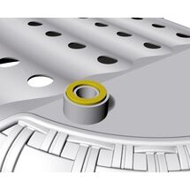 Κρεβάτι Σκύλου-Γάτας 60x44x21cm RATTAN με Σύστημα Αερισμού Καφέ BAMA Ιταλίας