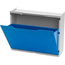 ARTPLAST Ιταλίας Παπουτσοθήκη Πλαστική Συναρμολογούμενη 3σε1 Σύνθεση 51x17.3x123cm UNIKA Μπλέ