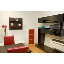 ARTPLAST Ιταλίας Παπουτσοθήκη Πλαστική Συναρμολογούμενη 2σε1 Σύνθεση 51x17.3x82cm UNIKA Κόκκινο