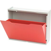 ARTPLAST Ιταλίας Παπουτσοθήκη Πλαστική Συναρμολογούμενη 2σε1 Σύνθεση 51x17.3x82cm UNIKA Κόκκινο