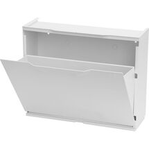 ARTPLAST Ιταλίας Παπουτσοθήκη Πλαστική Συναρμολογούμενη 51x17.3x41cm για 3 Ζευγάρια 2.5kg UNIKA Λευκή Λεία