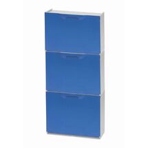 ARTPLAST Ιταλίας Παπουτσοθήκη Πλαστική Συναρμολογούμενη 3σε1 Σύνθεση 51x17.3x123cm UNIKA Μπλέ