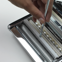 MARCATO Ιταλίας AMPIAMOTOR Μηχανή Φύλλου και Ζυμαρικών με Μοτέρ Ηλεκτρικό 220V 32x20x13cm Επιχρωμιωμένο Ατσάλι MAX Πλάτος Ζύμης 15cm Βάρος 4.2kg