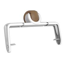 BAMA Ιταλίας Βάση Χαρτιού Κουζίνας Πτυσσόμενη 25.1x5x16.2cm Πλαστική Επιτοίχια Λευκή-Καφέ