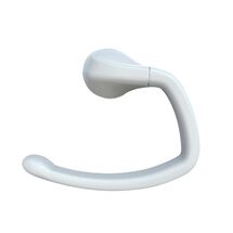 Πετσετοθήκη Μπάνιου 24.3x7.4x19.8cm Πλαστική Επιτοίχια με Βίδες Λευκή BAMA Ιταλίας