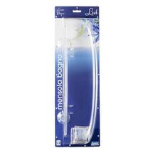 Εταζέρα - Ράφι Μπάνιου 60x15.5x6.5cm Πλαστική Επιτοίχια με Βίδες Διάφανη BAMA Ιταλίας