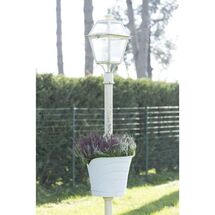 Γλάστρα Κρεμαστή για Κολώνες 35x39x30cm Πλαστική 10lt Λευκή TULIPANO BAMA Ιταλίας