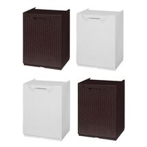 ARTPLAST Ιταλίας Κάδος Ανακύκλωσης Απορριμμάτων Κουζίνας 34x29x47cm 46lt Πλαστικός RATTAN Λευκό