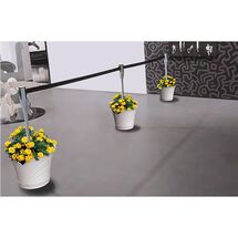 Γλάστρα Κρεμαστή για Κολώνες 35x39x30cm Πλαστική 10lt Λευκή TULIPANO BAMA Ιταλίας