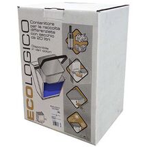 ARTPLAST Ιταλίας Κάδος Ανακύκλωσης Απορριμμάτων Κουζίνας 34x29x47cm 46+20lt Πλαστικός Μπλε