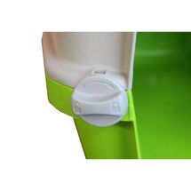 Κλουβί Μεταφοράς Κατοικιδίου 47x29x31cm με Χειρολαβή και Γάντζους για Υποδοχή Ιμάντα Πράσινο-Γκρί ARTPLAST Ιταλίας