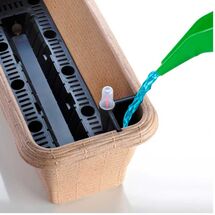 BAMA ITALY Ζαρντινιέρα Αυτοποτιζόμενη Πλαστική Ψάθα Ραφ