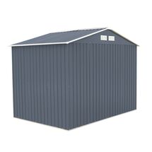 STEELEN Μεταλλική Αποθήκη Κήπου - Σπιτάκι Κήπου 261x181x198 (8.6'x6') 4.3m² Γαλβανιζέ Polis Γκρι