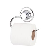 TEKNO-TEL Χαρτοθήκη 8x5x16cm Πάχος Ø7mm Αντοχή 12kg Επιχρωμιωμένο Ατσάλι με Βεντούζα EXTRA STRONG