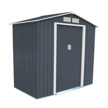 STEELEN Μεταλλική Αποθήκη Κήπου - Σπιτάκι Κήπου 201x181x190 (6.6x6) 3.3m² Γαλβανιζέ Polis Γκρι