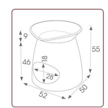 BAMA ITALY Διπλό Κρεβατάκι Κατοικίδιων-Σκαμπό 52x50x55cm RATTAN + 2 Μαξιλάρια PASHA Ανθρακί