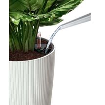 LECHUZA CILINDRO 32 Επιδαπέδια Γλάστρα Ø32x56cm Αυτοποτιζόμενη με Δοχείο Φύτευσης Ανθρακί Γερμανίας