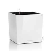 LECHUZA Cube Premium 50 Επιδαπέδια Γλάστρα 49x49x49.5cm Αυτοποτιζόμενη με Δοχείο Φύτευσης Λευκή Γυαλιστερή Γερμάνιας