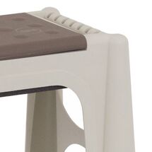 ARTPLAST Italy Σκαμπό Πολλαπλών Χρήσεων 58x28x37cm με Αποθηκευτικό Χώρο και Αφρολέξ 1.6kg Μπεζ-Καφέ