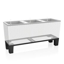 LECHUZA Ορθογώνια Βάση για Ζαρντινιέρα TRIO COTTAGE 40 Μαύρη Γερμανίας