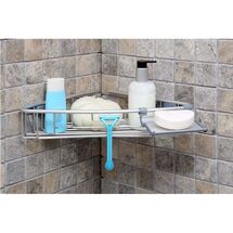 Ραφιέρα Μπάνιου Γωνιακή 35.5x21x7cm 0.38kg Αλουμίνιο