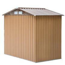 STEELEN Μεταλλική Αποθήκη Κήπου - Σπιτάκι Κήπου 277x191x212cm (9.1'x6.3') 4.8m² Γαλβανιζέ με Παράθυρο Archer Plus C Καφέ