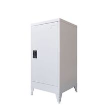 STEELEN Μεταλλική Ντουλάπα Βάρος 16.2kg 50x45x101cm Πάχους 0,6mm/0,8mm (πάτωμα) Γαλβανιζέ με Εσωτερικό Ράφι και Ρυθμιζόμενα Πόδια - 2 Αποθηκευτικοί Χώροι