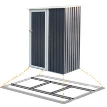 STEELEN Βάση-Πλαίσιο Δαπέδου Γαλβανιζέ Μέταλλο για την Αποθήκη-Σπιτάκι Κήπου 453.102A