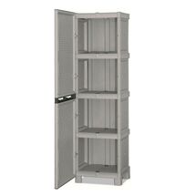 ARTPLAST Ιταλίας Πλαστική Ντουλάπα 14kg 50x39x172 MASSIF Μονόφυλλη (Ατσάλινοι Μεντεσέδες) 4 χώρων CONCERT LINE