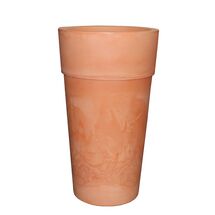 BAMA ITALY Γλάστρα Βαρέως Τύπου Ø40x70cm 18+33lt Πλαστική Τερακότα VASO CONO SENSATION