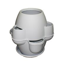 BAMA ITALY Γλάστρα Σύνθεσης XL Ø80x80cm 200lt Πλαστική 8.2kg Oasi Λευκό του Πάγου