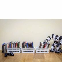 BAMA Ιταλίας Τελάρο Πολλαπλών Χρήσεων 25x31x11.5cm Πλαστικό με Όψη Ξύλου Κρεμ TINA 2