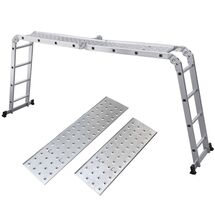 VESTA Σκάλα Αλουμινίου 4X4 Πολυμορφική 70x226cm ΜΑΧ Ύψος 4.62m με Πλατφόρμα MAX Αντοχή 150kg EN-131