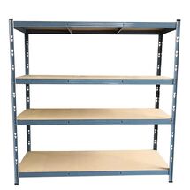 VESTA Μεταλλική Ραφιέρα Dexion 4όροφη Βαμμένη 160x60x180cm με Μοριοσανίδες Πάχους 6.8mm 38kg Πάχος Δοκών 1mm MAX Αντοχή 1200kg