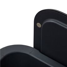 TOOMAX Ορθογώνιο Τραπέζι 59x39x36cm Πλαστικό Βάρος 3.4kg Petra Matte Anthracite Ιταλίας