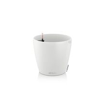 LECHUZA Classico 18 Επιτραπέζια Γλάστρα Ø19x17cm Αυτοποτιζόμενη Λευκή Γερμανίας