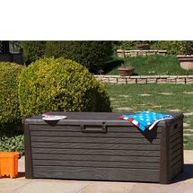 TOOMAX Ιταλίας Πλαστικό Μπαούλο 148x72x60cm 550lt 22.5kg Massif Καπάκι-Κάθισμα 2 Ατόμων FLORIDA ANTHRACITE TUV/GS