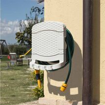 TOOMAX FASHION ITALY Βάση Λάστιχου 29x20x37cm Πλαστική με Αποθηκευτικό Χώρο RATTAN STYLE TUBO Κρεμ