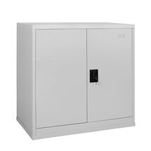 STEELEN Μεταλλική Ντουλάπα 70x40x91cm Πάχους 0.6mm/0.8mm (πάτωμα) Γαλβανιζέ με 2 Ράφια  ΧΩΡΙΣ ΠΟΔΙΑ - 3 Αποθηκευτικοί Χώροι