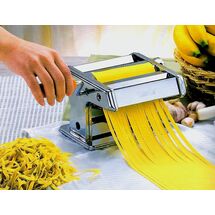 SHULE Μηχανή Φύλλου και Ζυμαρικών INOX 24.5x19x14cm Συμπαγής Max Πλάτος Ζύμης 18cm Βάρος 3.04kg