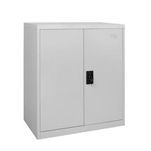 STEELEN Μεταλλική Ντουλάπα - Παπουτσοθήκη 90x45x122cm Πάχους 0.6mm/0.8mm (πάτωμα) Γαλβανιζέ με 3 Ράφια - 4 Αποθηκευτικοί Χώροι