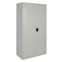 STEELEN Μεταλλική Ντουλάπα 80x45x181cm Πάχους 0.6mm/0.8mm (πάτωμα) Γαλβανιζέ με Χώρισμα - 5 Αποθηκευτικοί Χώροι ΧΩΡΙΣ ΠΟΔΙΑ