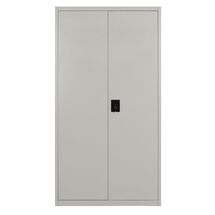 STEELEN Μεταλλική Ντουλάπα 80x45x181cm Πάχους 0.6mm/0.8mm (πάτωμα) Γαλβανιζέ με Χώρισμα - 5 Αποθηκευτικοί Χώροι ΧΩΡΙΣ ΠΟΔΙΑ