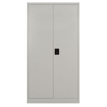 STEELEN Μεταλλική Ντουλάπα 80x45x181cm Πάχους 0.6mm/0.8mm (πάτωμα) ΧΩΡΙΣ ΠΟΔΙΑ Γαλβανιζέ με 4 Ράφια - 5 Αποθηκευτικοί Χώροι